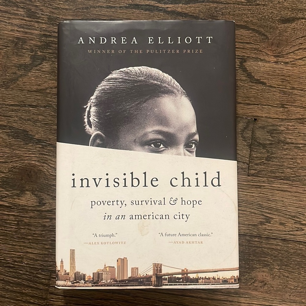 Invisible Child - White & Black Hardcover Book